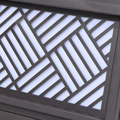 Square Waterproof LED Modern Outdoor Solar Post Caps Lights Pillar Light