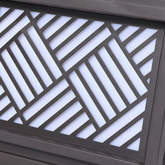 Square Waterproof LED Modern Outdoor Solar Post Caps Lights Pillar Light