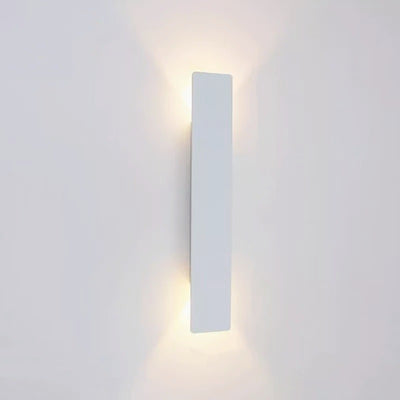 Black IP65 Outdoor LED Wall Sconce – Square, 6W or 18W, Hardwired