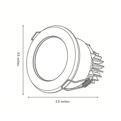 Elite Lighting Can Lights LED Modern Recessed Ceiling Light