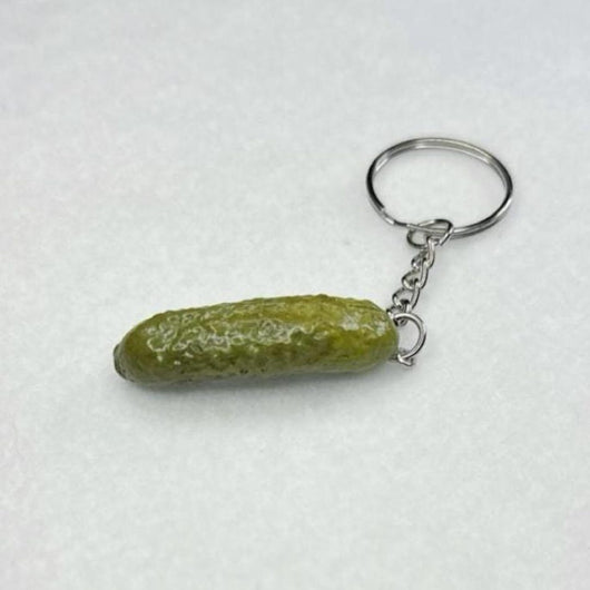 Gherkin pickle keychain product photo