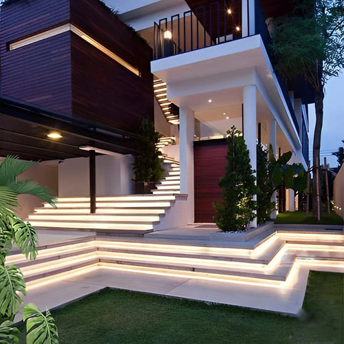 Recessed Silicone LED Strip Light – Flexible Outdoor Edge Lighting, 3 Lengths