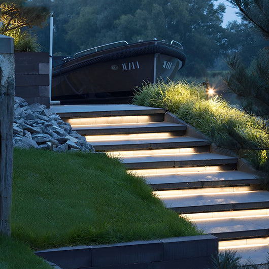 Recessed Silicone LED Strip Light – Flexible Outdoor Edge Lighting, 3 Lengths