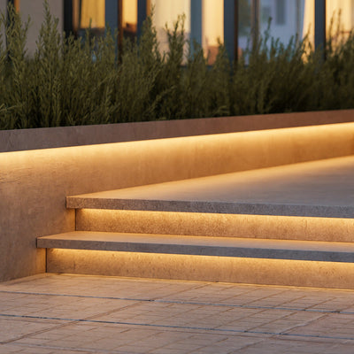 Recessed Silicone LED Strip Light – Flexible Outdoor Edge Lighting, 3 Lengths