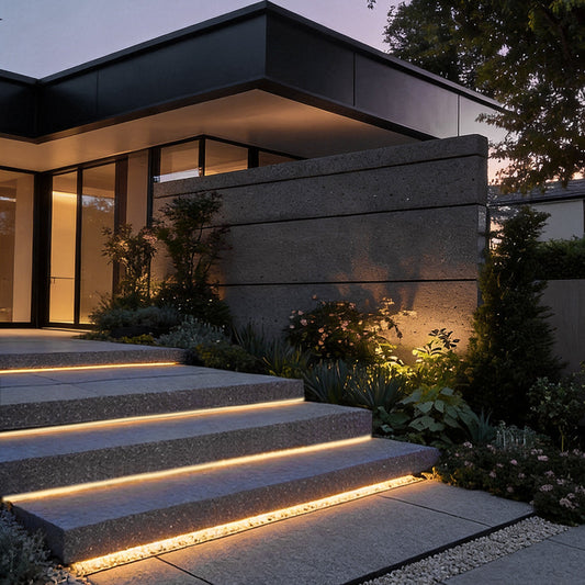 Recessed Silicone LED Strip Light – Flexible Outdoor Edge Lighting, 3 Lengths