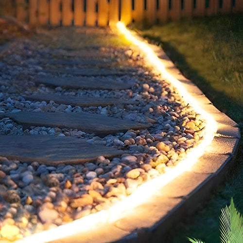 Recessed Silicone LED Strip Light – Flexible Outdoor Edge Lighting, 3 Lengths