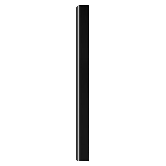 Black Linear LED Outdoor Wall Sconce – 24" Slim, Hardwired Dimmable