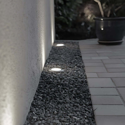 Recessed Floor Lighting Solar LED Metal Well Light