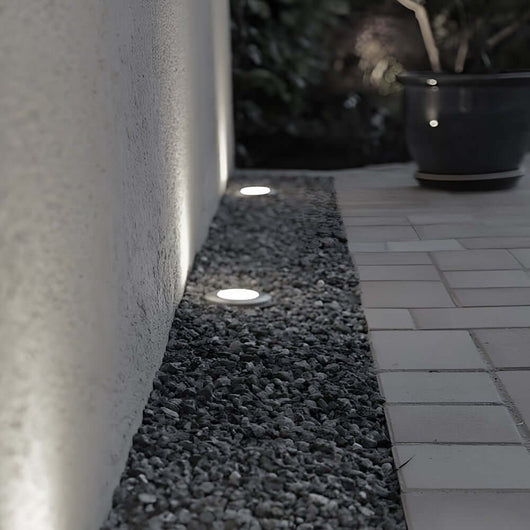 Recessed Floor Lighting Solar LED Metal Well Light