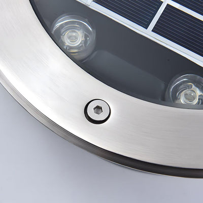 Recessed Floor Lighting Solar LED Metal Well Light