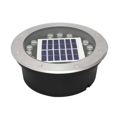Recessed Floor Lighting Solar LED Metal Well Light