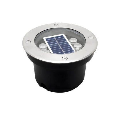 Recessed Floor Lighting Solar LED Metal Well Light