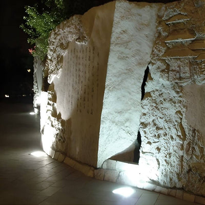 Recessed Floor Lighting Solar LED Metal Well Light