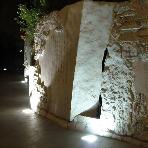 Recessed Floor Lighting Solar LED Metal Well Light